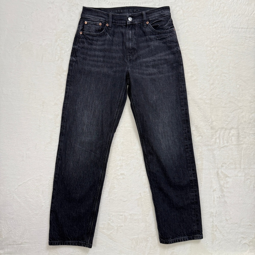 American Eagle Jeans‎ Womens 00 Black 90s Boyfriend High Rise Comfort Stretch